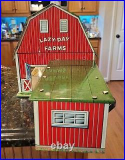 Original 1950s Marx Lazy Day Farm Playset Play Set INCOMPLETE