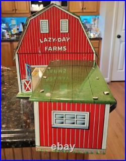 Original 1950s Marx Lazy Day Farm Playset Play Set INCOMPLETE