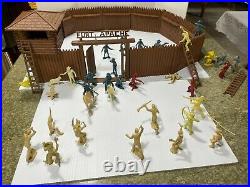 Original 1950s Marx Rin Tin Tin Fort Apache Playset