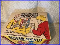 Original 1960's Marx Rock'em Sock'em Robots Complete In Box with Liners
