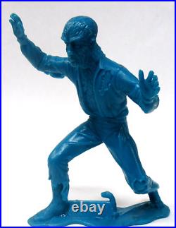 Original 1963 Universal Monsters WOLF MAN WOLFMAN Marx teal blue 6 vinyl figure