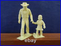 Original Marx RANCH KIDS Full Mold Shot minus 1 Cream Color Soft Plastic