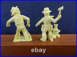 Original Marx RANCH KIDS Full Mold Shot minus 1 Cream Color Soft Plastic