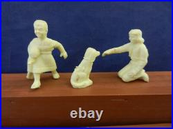 Original Marx RANCH KIDS Full Mold Shot minus 1 Cream Color Soft Plastic
