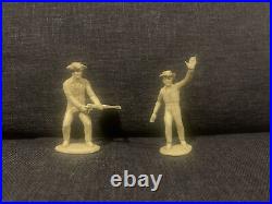 Original Marx Toys The Rifleman Lucas & Mark Mccain 54 MM Vinyl Playset Figures