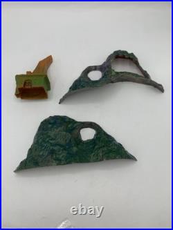 Original Marx Troll Village Miniature Play Set 1965 Edition with Box Rare Vintage