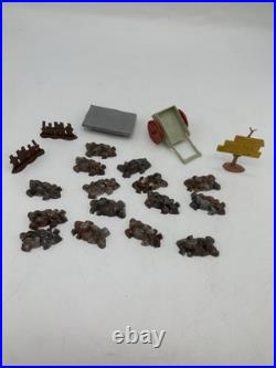 Original Marx Troll Village Miniature Play Set 1965 Edition with Box Rare Vintage