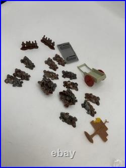 Original Marx Troll Village Miniature Play Set 1965 Edition with Box Rare Vintage