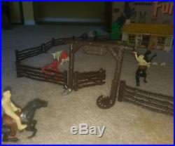 Original OOAK 1950's Marx, etc FURY! TV Playset with NEW Box! Graves, Diamond