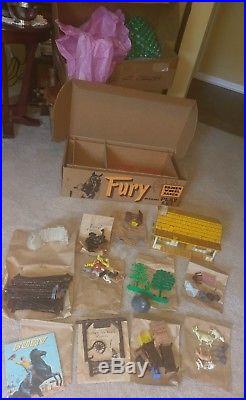 Original OOAK 1950's Marx, etc FURY! TV Playset with NEW Box! Graves, Diamond