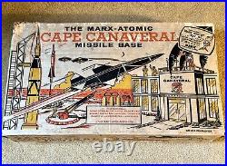 Original Vintage Marx Atomic Cape Canaveral Missile Base Playset 90+ Pieces