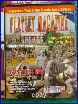 PLAYSET MAGAZINE Lot of 25 Issues #1, 12, 14, 16-20, 23, 26, 28, 31, 35, 73-84