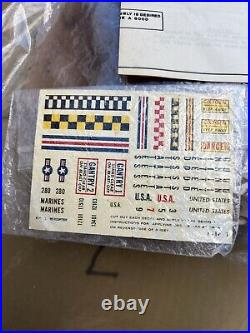 Partial MARX PROJECT MERCURY CAPE CANAVERAL PLAYSET #4524 (1962) box & acces. B