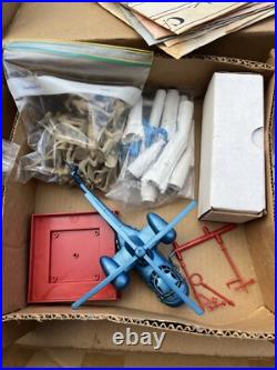 Partial MARX PROJECT MERCURY CAPE CANAVERAL PLAYSET #4524 (1962) box & acces. B