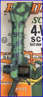 RAMJET SCOUT Periscope by MARX 4 Way SCOPE On Card Camo RARE 1960's RARE
