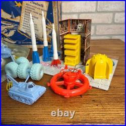 RARE 1960s Marx Moon Base Playset with Original Box Sci-Fi Space Toy