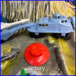 RARE 1960s Marx Moon Base Playset with Original Box Sci-Fi Space Toy