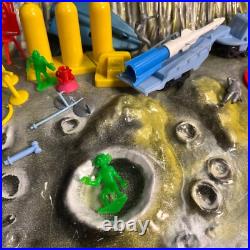 RARE 1960s Marx Moon Base Playset with Original Box Sci-Fi Space Toy