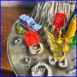 RARE 1960s Marx Moon Base Playset with Original Box Sci-Fi Space Toy