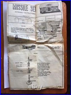 RARE 1961 Raytheon Missile Marx Playset Play Set 1960's With Box