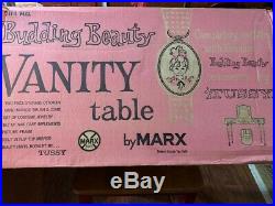 RARE 1967 Budding Beauty Vanity Table! Complete Original Set! Excellent