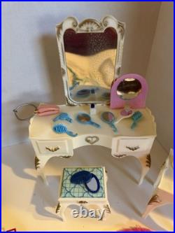 RARE 1978 Marx Sindy Bedroom Furniture Set 55+ Pieces Barbie Dollhouse Playset