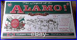 RARE Classic Toy Soldiers original litho metal Alamo playset including Marx pcs