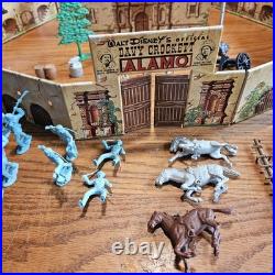 RARE FIND? Vintage 1950s Marx Disney Davy Crockett At The Alamo Playset