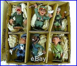 RARE Marx Spoofing Caricatures Plastic Figure Set MIB Nutty Mad Weird-Ohs Toy
