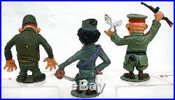 RARE Marx Spoofing Caricatures Plastic Figure Set MIB Nutty Mad Weird-Ohs Toy