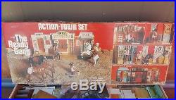 RARE! Marx Toys The Ready Gang Action Town Set