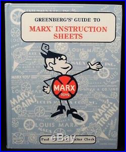 RARE NEAR MINT 1st EDITION HB GREENBERG'S GUIDE TO MARX INSTRUCTION SHEETS 668pg