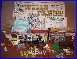 RARE VINTAGE MARX MAR TOYS TALES OF WELLS FARGO No. 4264 SERIES 1000 WithBOX WOW