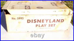 RARE! VTG 1958 Marx Disneyland Playset BOX ONLY Sears Disney Toys