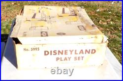 RARE! VTG 1958 Marx Disneyland Playset BOX ONLY Sears Disney Toys