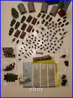 RARE VTG Marx Military Barrack Set Hong Kong HK-5085 USA Canada Mailer Playset