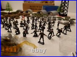 RARE VTG Marx Military Barrack Set Hong Kong HK-5085 USA Canada Mailer Playset