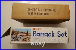 RARE VTG Marx Military Barrack Set Hong Kong HK-5085 USA Canada Mailer Playset