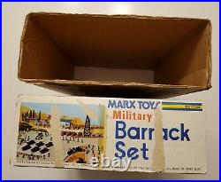 RARE VTG Marx Military Barrack Set Hong Kong HK-5085 USA Canada Mailer Playset