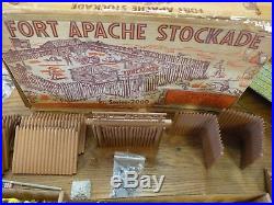 RARE Vintage Late 1950s Marx Fort Apache Stockade Play Set Series 2000 #3660 MO