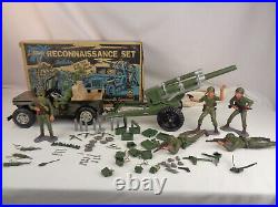 RARE Vintage MARX Toys Military Reconnaissance Set #877 Near Mint