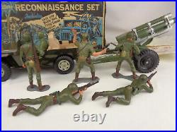 RARE Vintage MARX Toys Military Reconnaissance Set #877 Near Mint