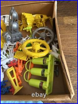 RARE Vintage Marx Galaxy Command Playset Toy 4206 with Original Box