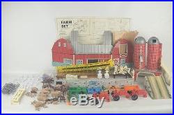 RARE Vintage Marx Sears Farm Play Set #6009-3952 99% Comp. With Box 250+ Pieces VG