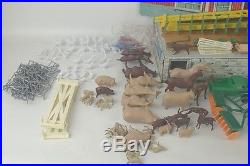 RARE Vintage Marx Sears Farm Play Set #6009-3952 99% Comp. With Box 250+ Pieces VG