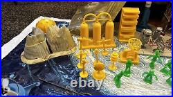 RARE Vintage Original Marx Moon Base Playset 4654 with Original Box, Bags EX