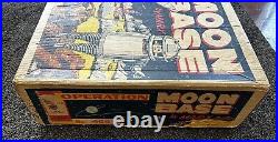 RARE Vintage Original Marx Moon Base Playset 4654 with Original Box, Bags EX