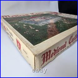 RARE/Vtg/1950's/Marx Tin litho/Medieval Castle/Knights and Vikings/Original Box