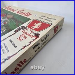 RARE/Vtg/1950's/Marx Tin litho/Medieval Castle/Knights and Vikings/Original Box