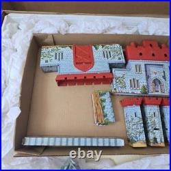 RARE/Vtg/1950's/Marx Tin litho/Medieval Castle/Knights and Vikings/Original Box